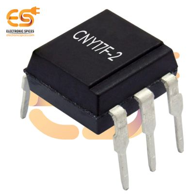 CNY17F-2 5000Vrms 1-Channel Optoisolator Transistor Output 6-PDIP